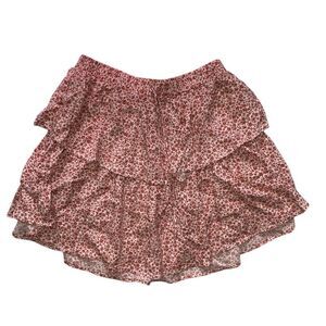 NWT Cotton Candy LA Floral Tiered Skirt Size S